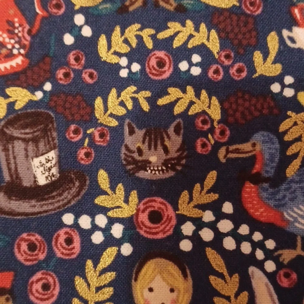 Toshika New York Handmade Alice In Wonderland Tote Bag